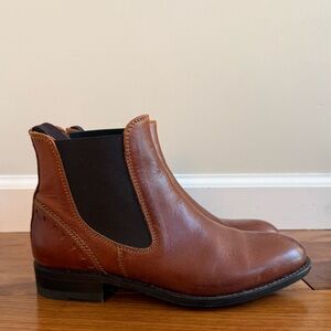 Ariat Brown Leather Chelsea Ankle Boots
